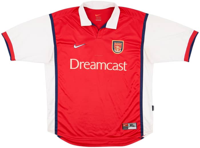 1999-00 Arsenal Home Shirt Adams #6 - 9/10 - (XL)