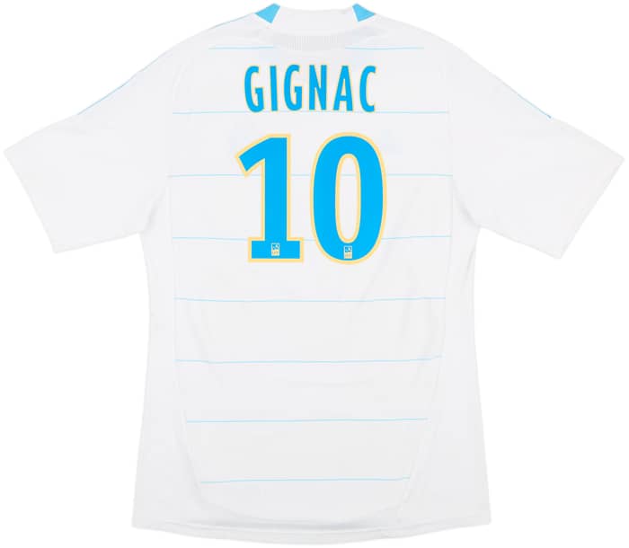 2010-11 Olympique Marseille Home Shirt Gignac #10 - 7/10 - (L)