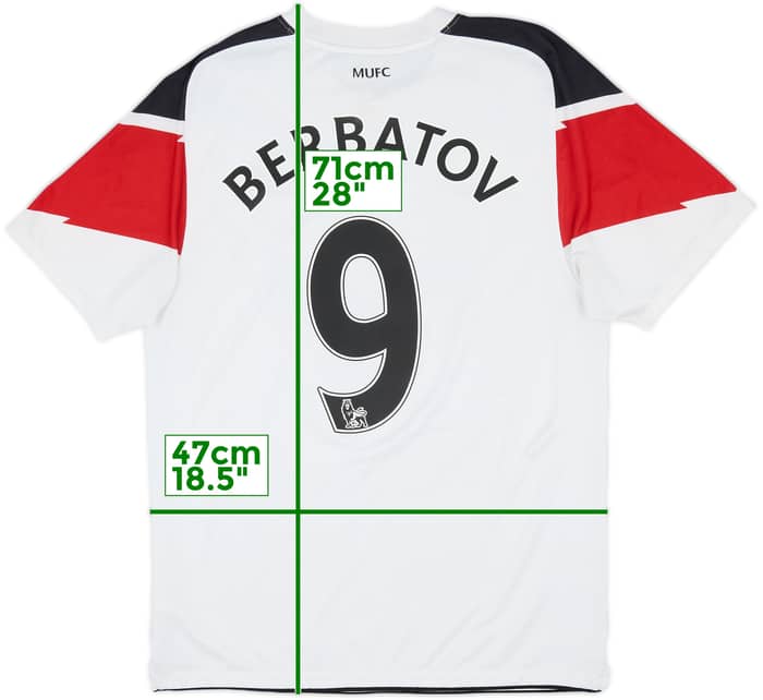 2010-12 Manchester United Away Shirt Berbatov #9 - 5/10 - (S)