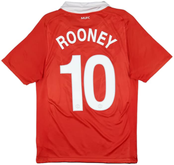 2010-11 Manchester United Home Shirt Rooney #10 - 5/10 - (S)