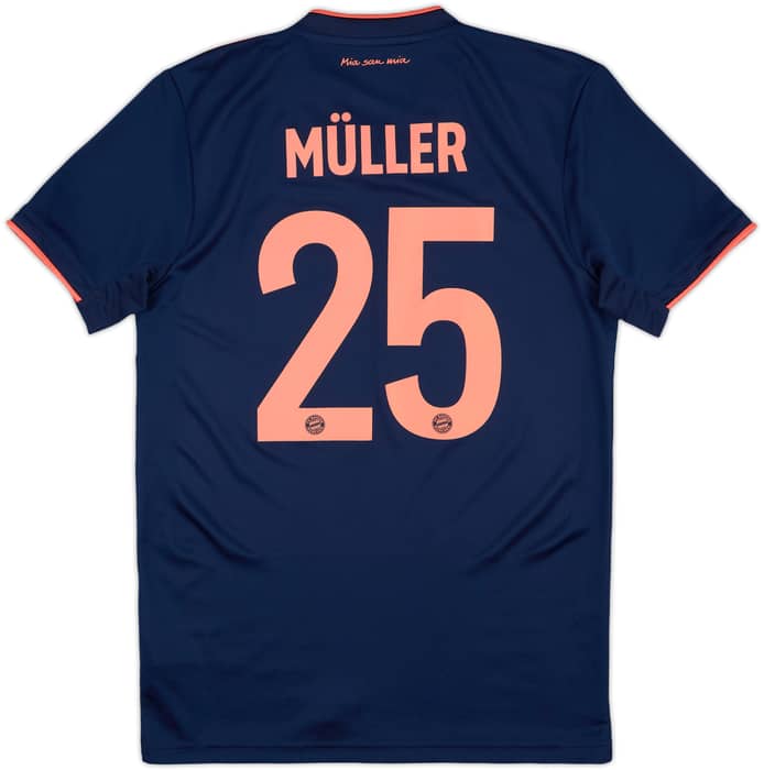 2019-20 Bayern Munich Third Shirt Muller #25 - 9/10 - (S)