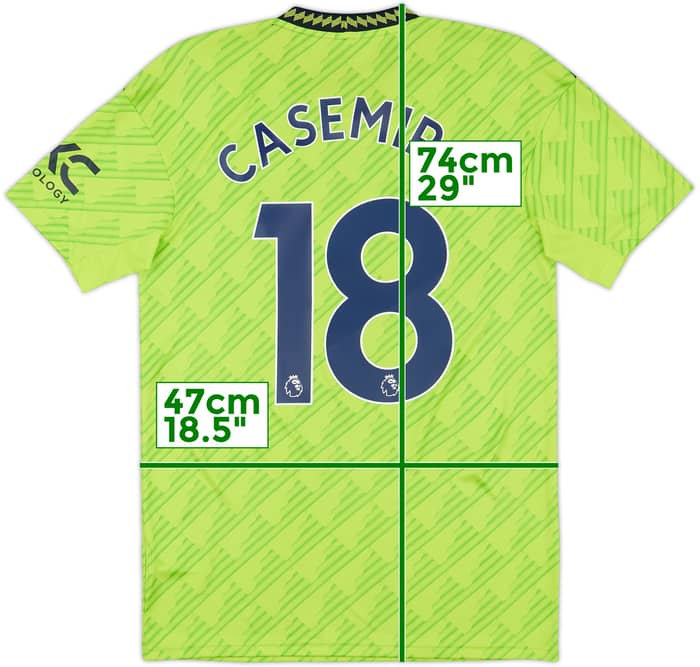 2022-23 Manchester United Third Shirt Casemiro #18 - 10/10 - (S)