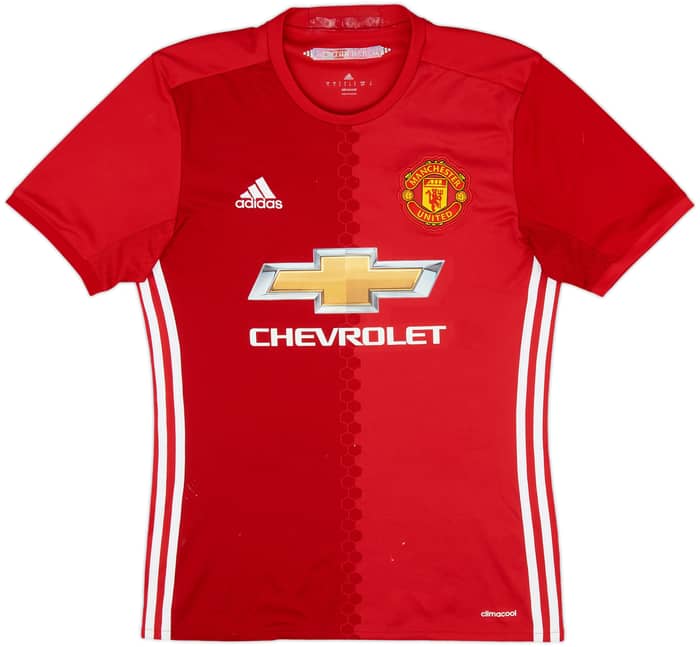 2016-17 Manchester United Home Shirt Ibrahimovic #9 - 7/10 - (S)