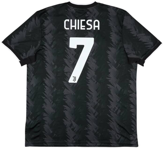 2022-23 Juventus Away Shirt Chiesa #7 - 10/10 - (XL)
