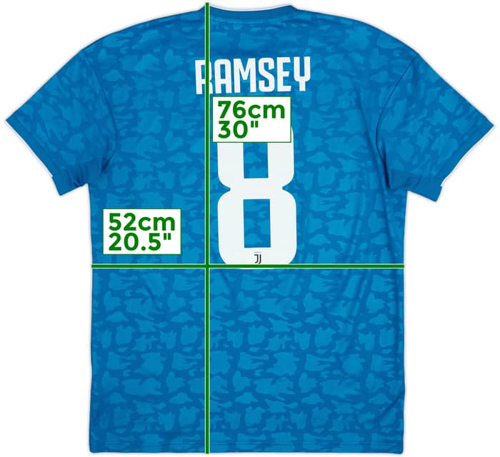 2019-20 Juventus Third Shirt Ramsey #8 - 6/10 - (M)