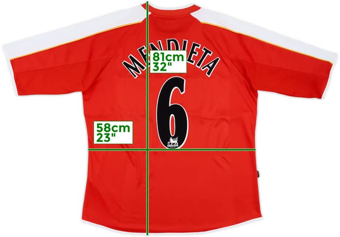 2006-07 Middlesbrough Home Shirt Mendieta #6 - 7/10 - (XXL)