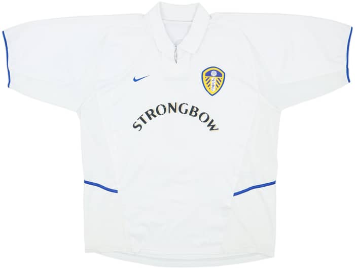 2002-03 Leeds United Home Shirt Radebe #5 - 6/10 - (XXL)