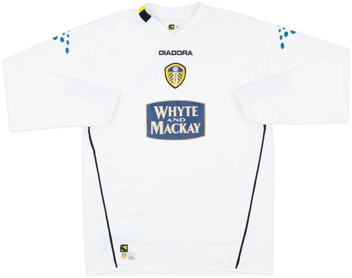 2004-05 Leeds United Home L/S Shirt - 7/10 - (M)