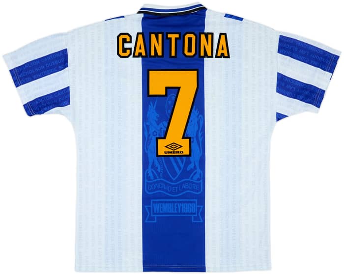 1994-96 Manchester United Third Shirt Cantona #7 - 9/10 - (XL)