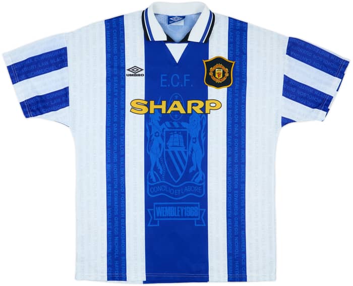 1994-96 Manchester United Third Shirt Cantona #7 - 9/10 - (XL)