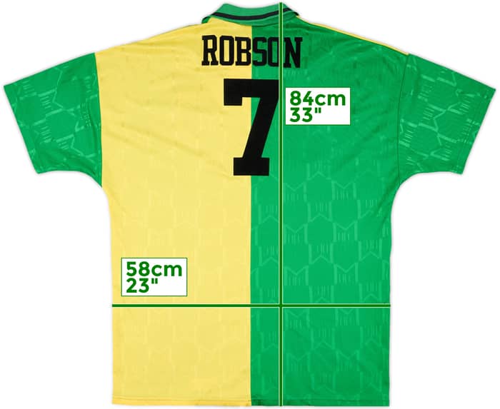 1992-94 Manchester United Third Shirt Robson #7 - 9/10 - (XL)