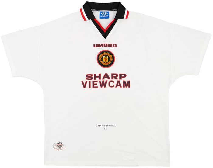 1996-97 Manchester United Away Shirt Cantona #7 - 7/10 - (XXL)