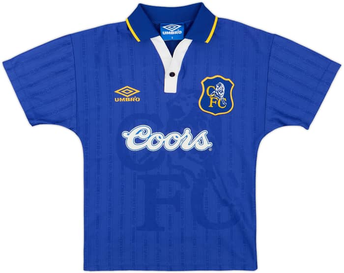 1995-97 Chelsea Home Shirt - 7/10 - (M.Boys)