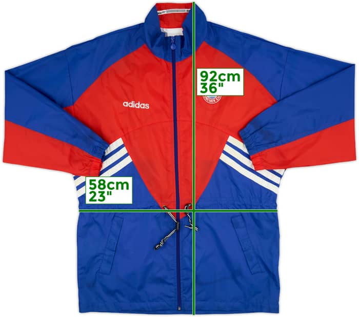 1995-96 Bayern Munich adidas Rain Jacket - 8/10 - (XL)