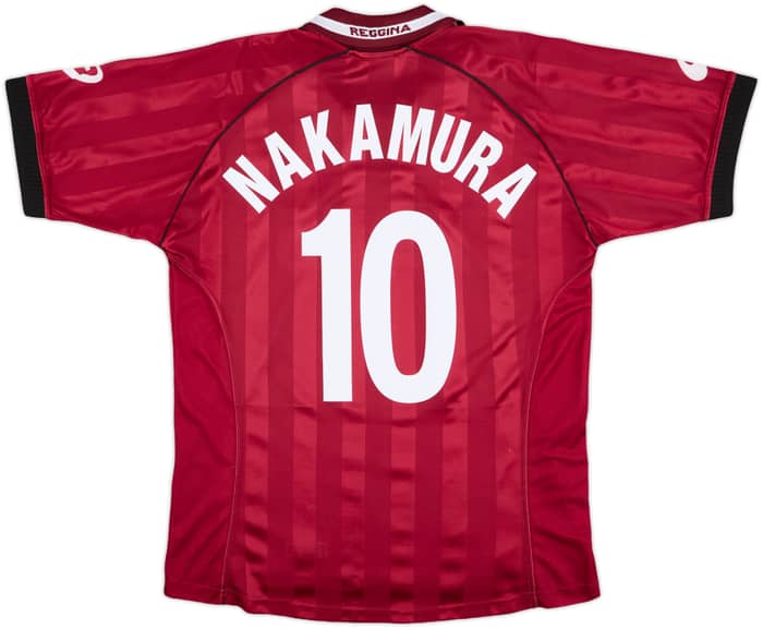 2002-03 Reggina Home Shirt Nakamura #10 - 9/10 - (L)