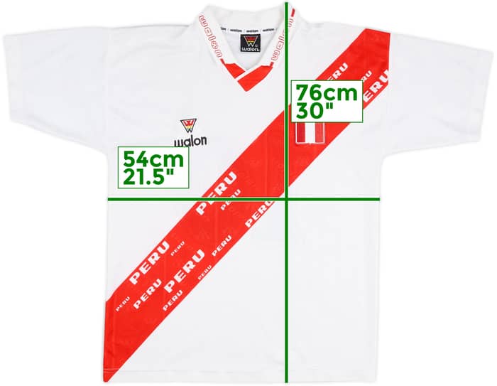 1999-00 Peru Home Shirt #10 - 9/10 - (L)