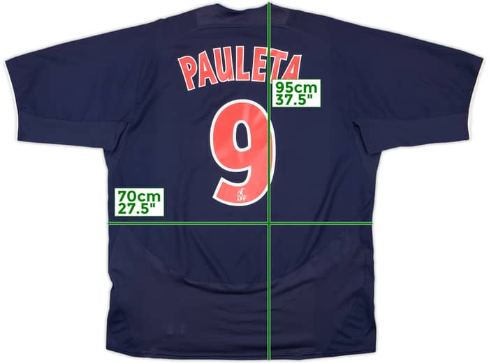 2003-04 Paris Saint-Germain Home Shirt Pauleta #9 - 9/10 - (XL)