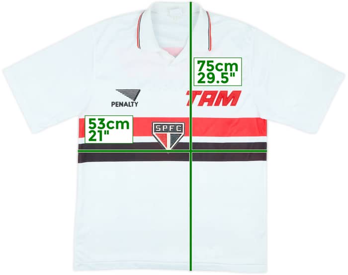1993 Sao Paulo Home Shirt - 9/10 - (M)