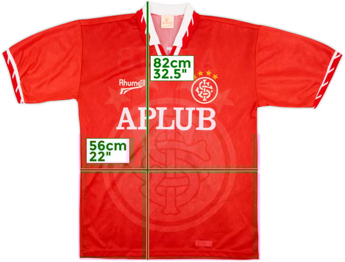 1996 Internacional Home Shirt #10 - 9/10 - (XL)
