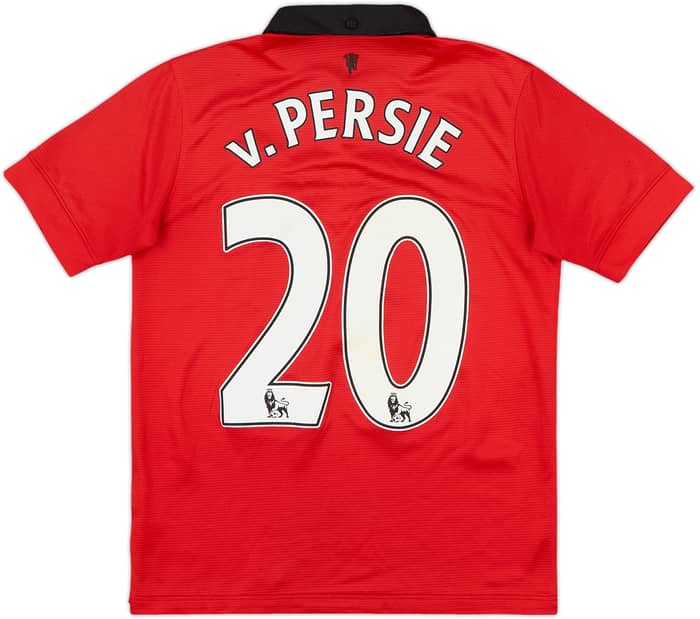 2013-14 Manchester United Home Shirt v.Persie #20 - 7/10 - (M.Boys)