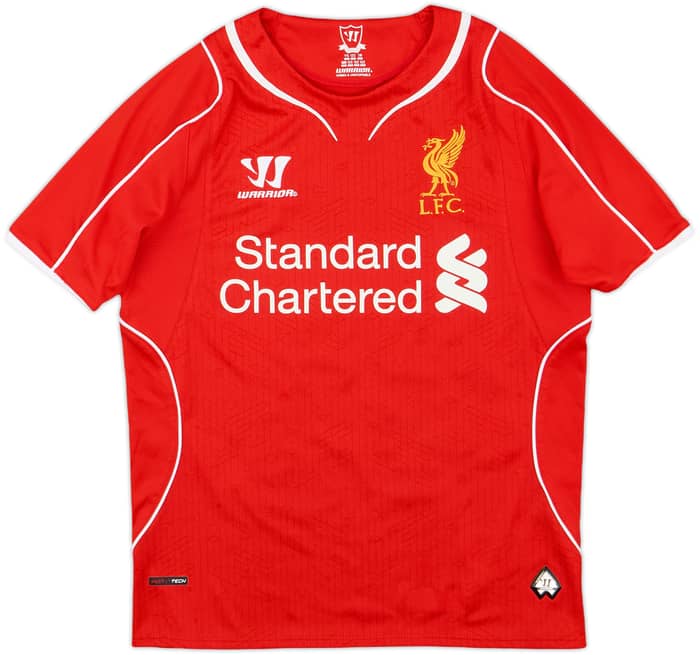2014-15 Liverpool Home Shirt Balotelli #45 - 8/10 - (S.Boys)