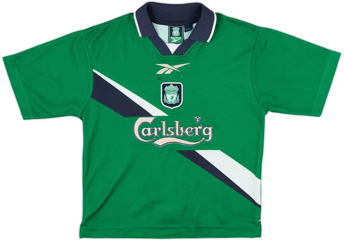 1999-00 Liverpool Away Shirt - 6/10 - (S.Boys)