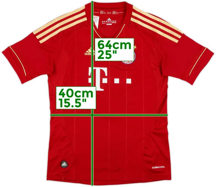 2011-13 Bayern Munich Home Shirt - 8/10 - (M.Boys)