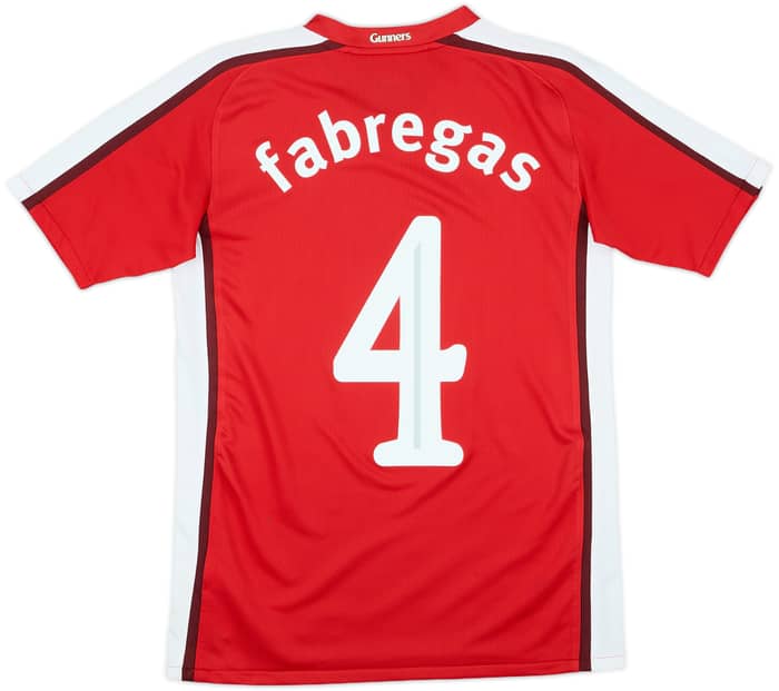 2008-10 Arsenal Home Shirt Fabregas #4 - 7/10 - (L.Boys)