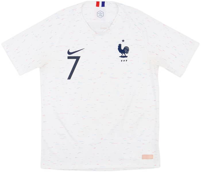 2018 France Away Shirt Griezmann #7 - 6/10 - (M)