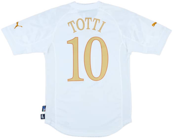 2004-06 Italy Away Shirt Totti #10 - 8/10 - (S)