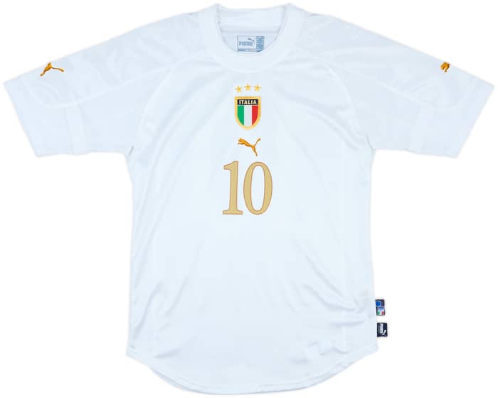 2004-06 Italy Away Shirt Totti #10 - 8/10 - (S)