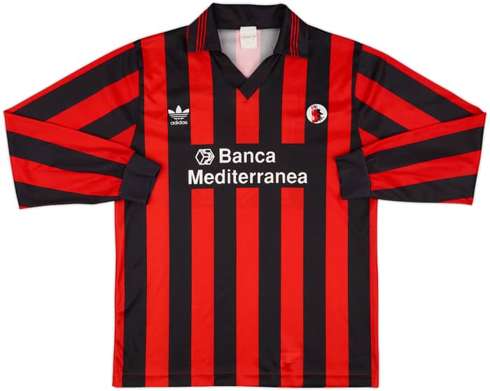 1992-93 Foggia Match Issue Home L/S Shirt #13