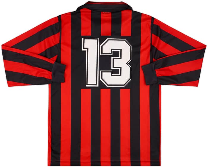1992-93 Foggia Match Issue Home L/S Shirt #13