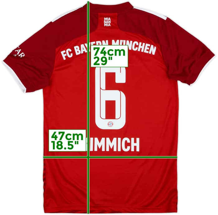 2021-22 Bayern Munich Home Shirt Kimmich #6 - 6/10 - (S)