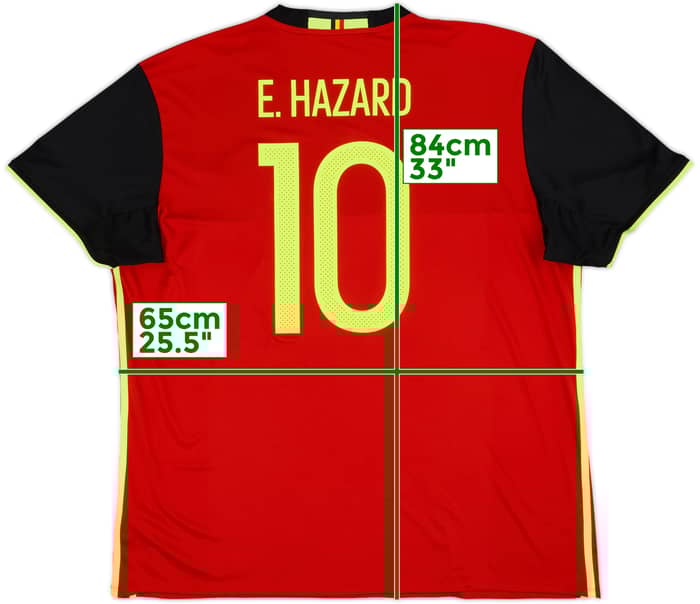 2016-17 Belgium Home Shirt Hazard #10 - 10/10 - (XXL)