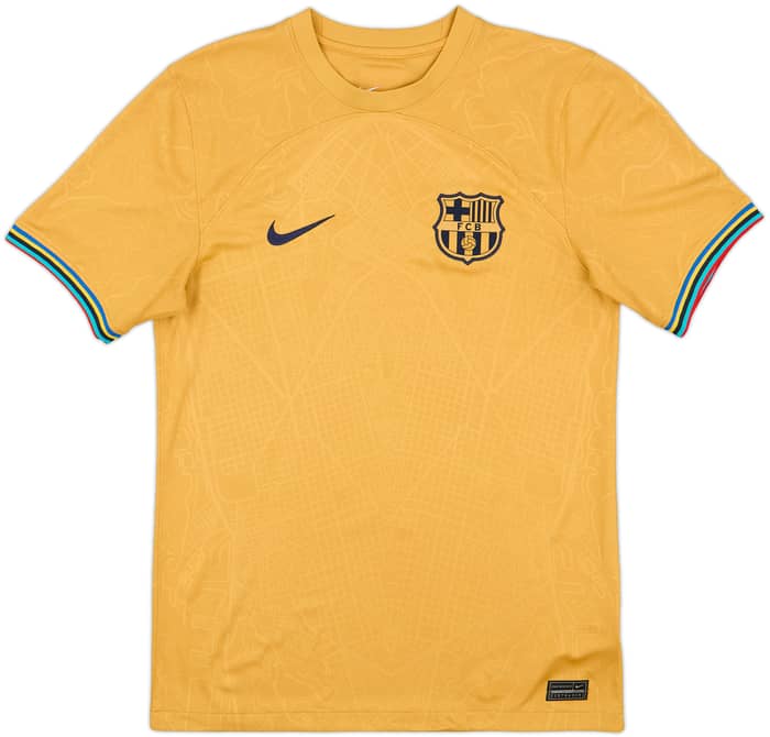 2022-23 Barcelona Away Shirt Lewandowski #9 - 9/10 - (S)