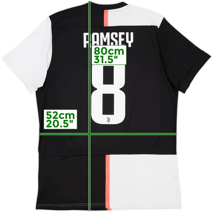 2019-20 Juventus Home Shirt Ramsey #8 - 7/10 - (L)