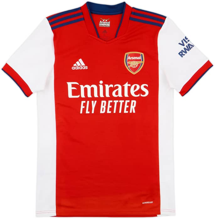 2021-22 Arsenal Home Shirt Saka #7 - 7/10 - (S)