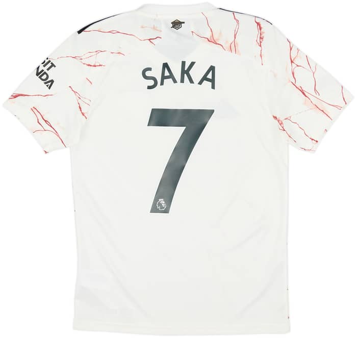 2020-21 Arsenal Away Shirt Saka #7 - 10/10 - (S)