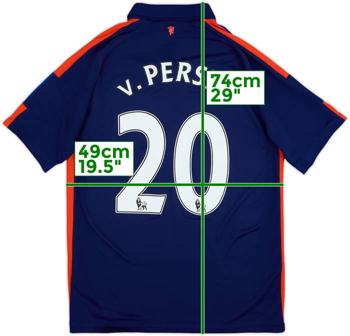 2014-15 Manchester United Third Shirt V.Persie #20 - 9/10 - (M)