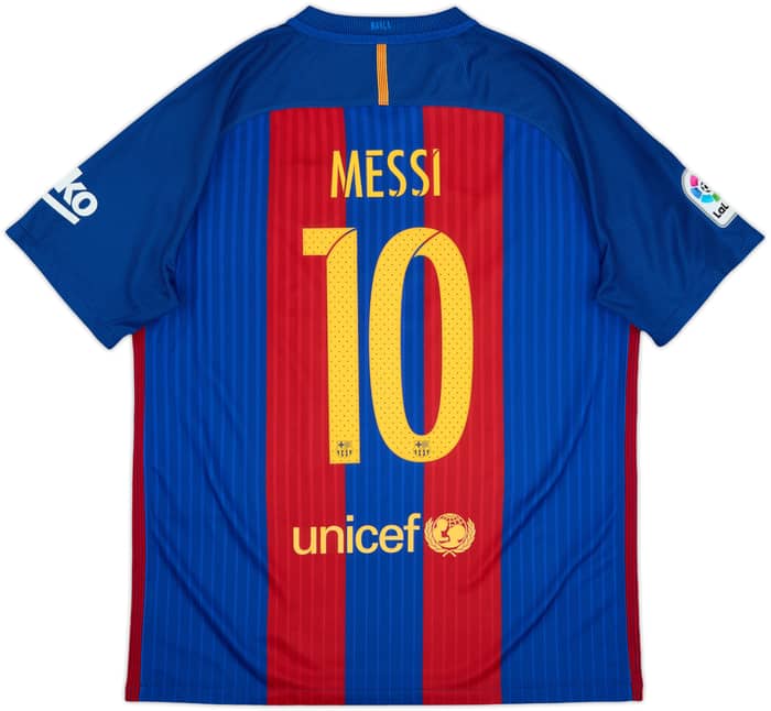 2016-17 Barcelona Home Shirt Messi #10 - 8/10 - (L)