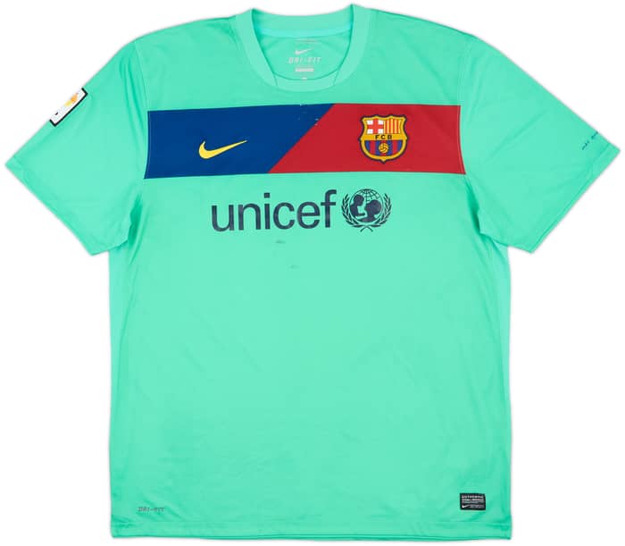 2010-11 Barcelona Away Shirt Messi #10 - 6/10 - (XL)