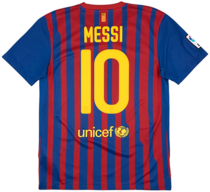 2011-12 Barcelona Home Shirt Messi #10 - 8/10 - (M)