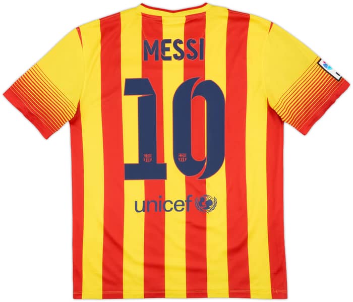 2013-15 Barcelona Away Shirt Messi #10 - 7/10 - (M)