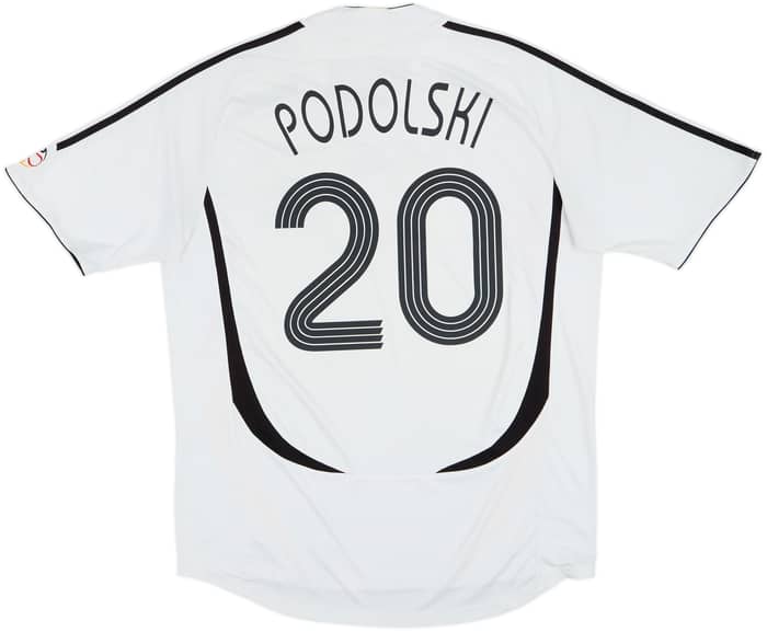 2005-07 Germany Home Shirt Podolski #20 - 6/10 - (XL)