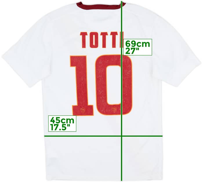 2014-15 Roma Away Shirt Totti #10 - 6/10 - (S)