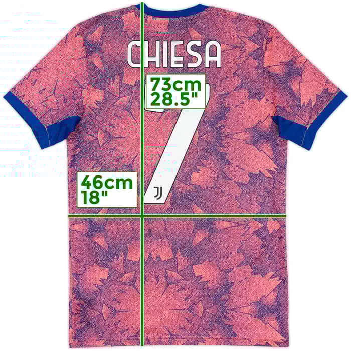2022-23 Juventus Third Shirt Chiesa #7 - 7/10 - (S)