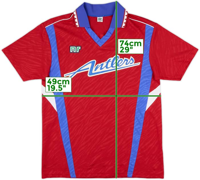 1992 Kashima Antlers Home Shirt - 9/10 - (M)