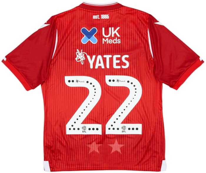 2019-20 Nottingham Forest Home Shirt Yates #22 - 9/10 - (S)