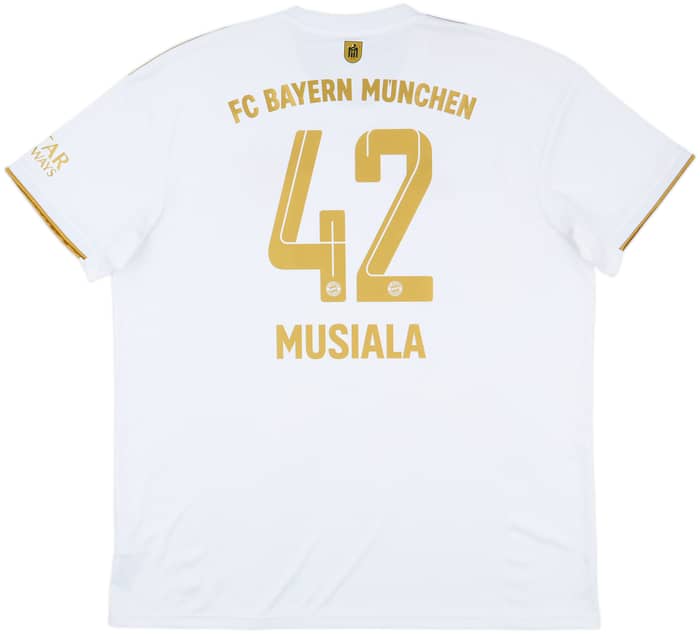 2022-23 Bayern Munich Away Shirt Musiala #42 - 7/10 - (XXL)